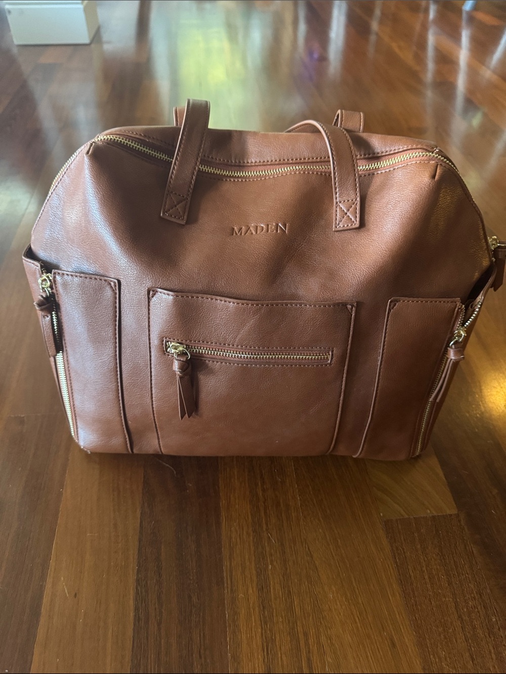 Māden Convertible Carryall Tote - Saddle - Picture 2 of 12